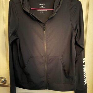 Hurley black rashguard, medium